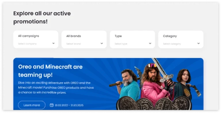 Explore promotions